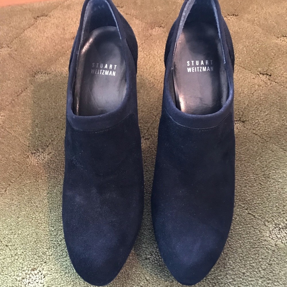 Stuart Weitzman Suede heel bootie